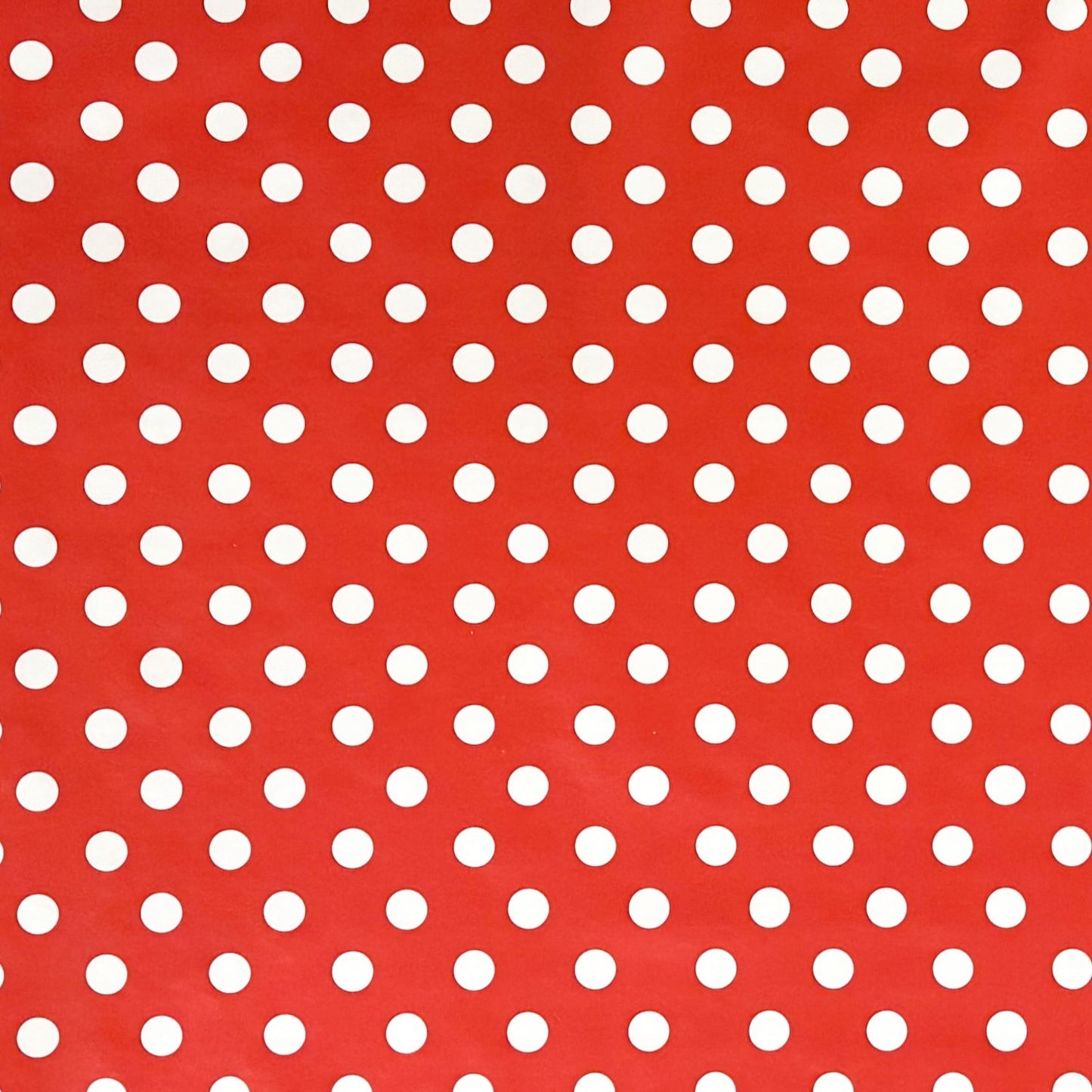Wachstuch Tischdecke 01150-01 weiße Punkte auf rot Polka Dot eckig rund oval