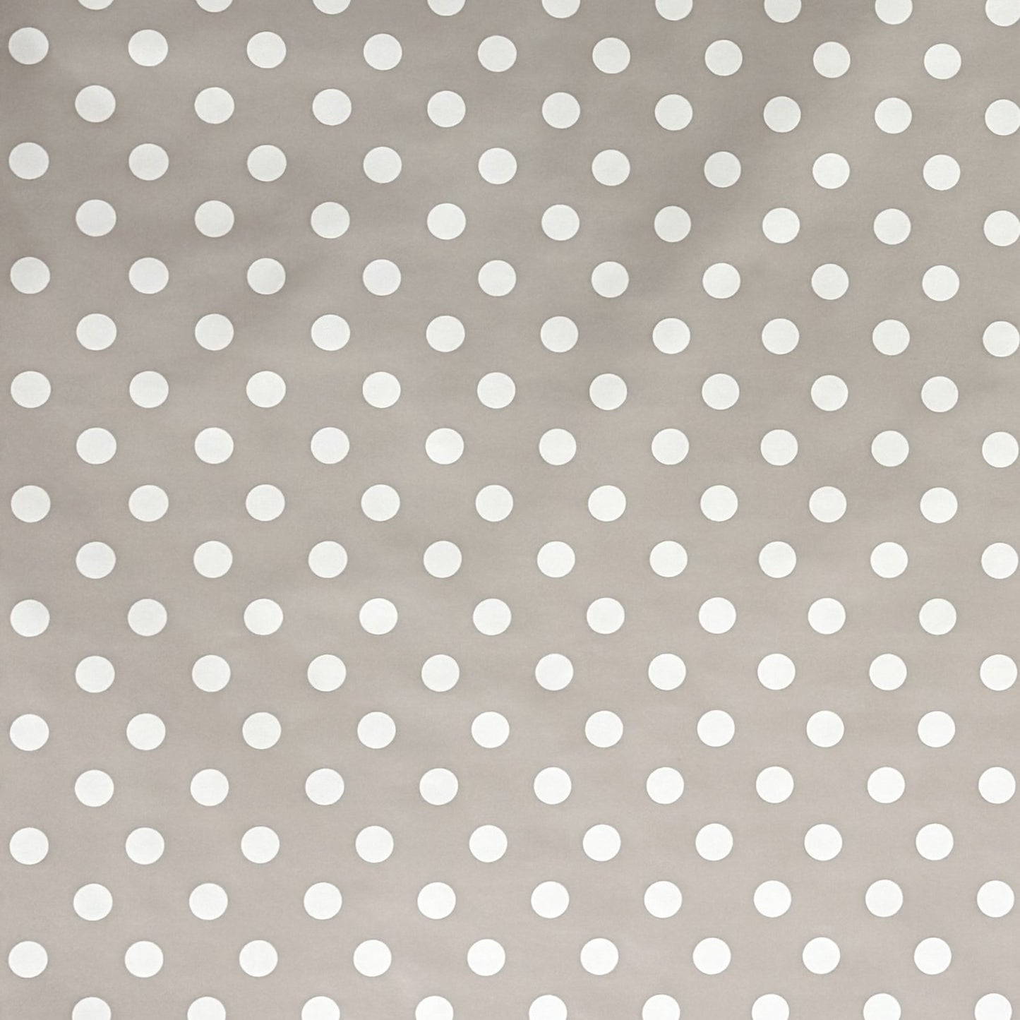 Wachstuch Tischdecke 01150-07 weiße Punkte auf hellgrau Polka Dots eckig rund oval