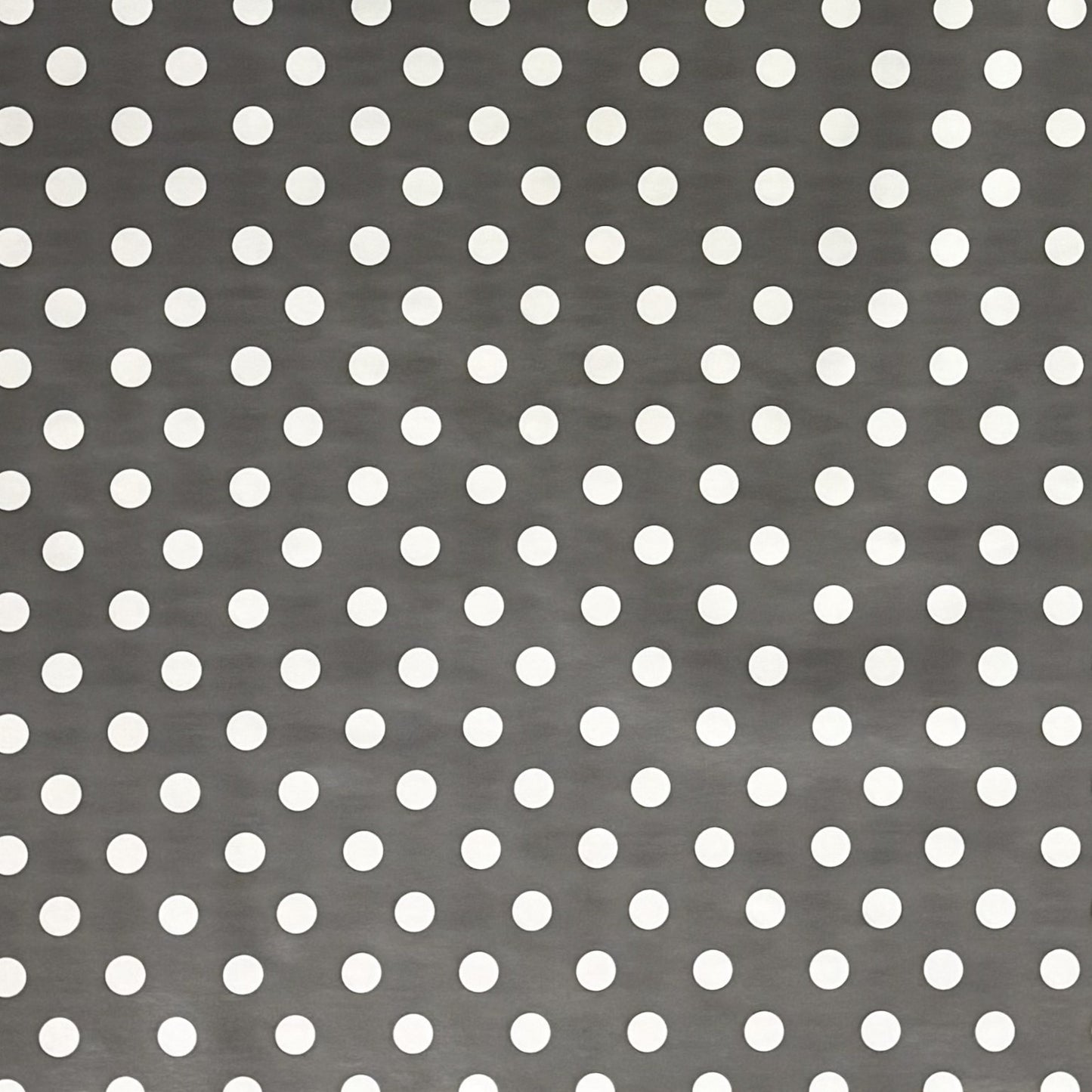 Wachstuch Tischdecke 01150-20 weiße Punkte auf dunkelgrau Polka Dots eckig rund oval