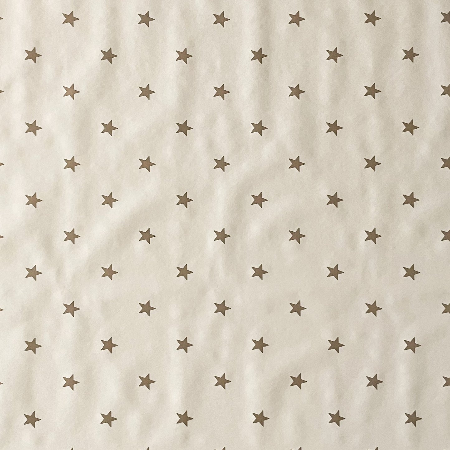 Wachstuch Tischdecke Sterne auf beige