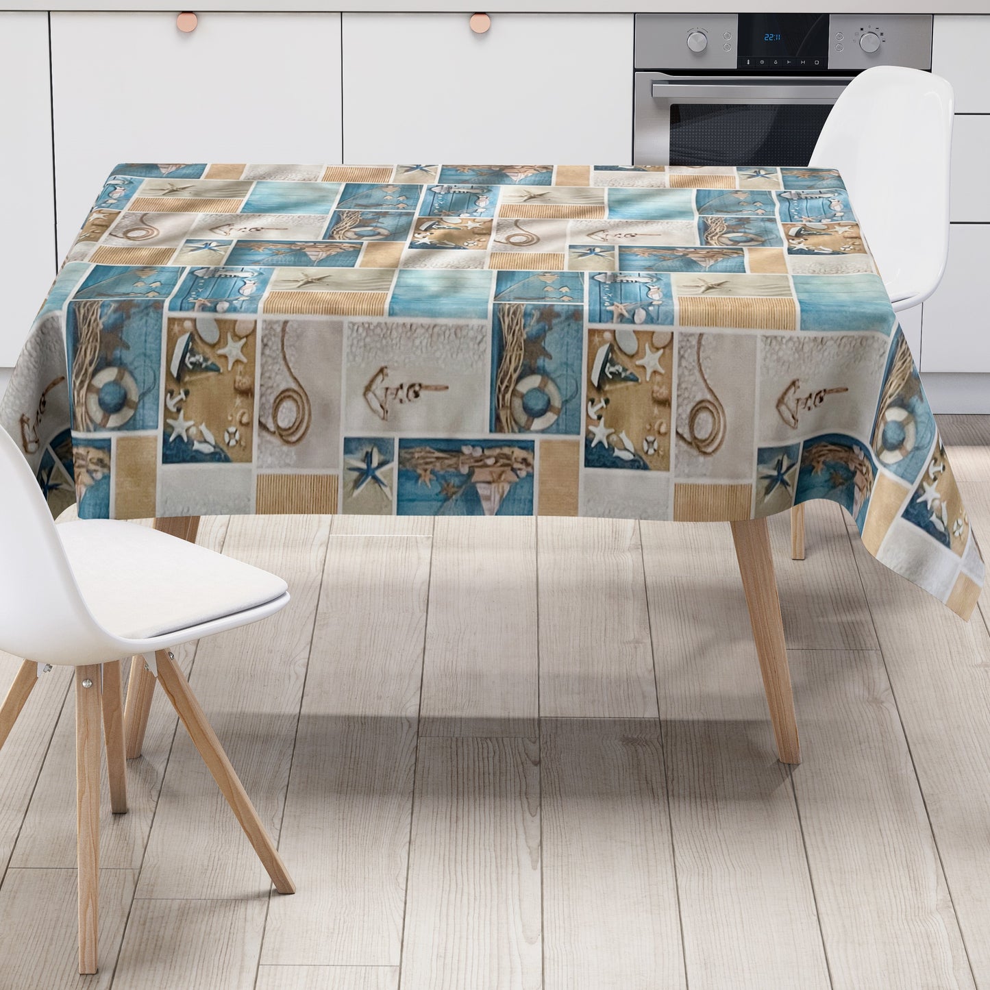 Wachstuch Tischdecke maritim Seestern
