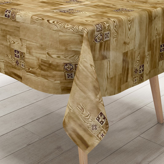 Wachstuch Tischdecke Holz Eiche