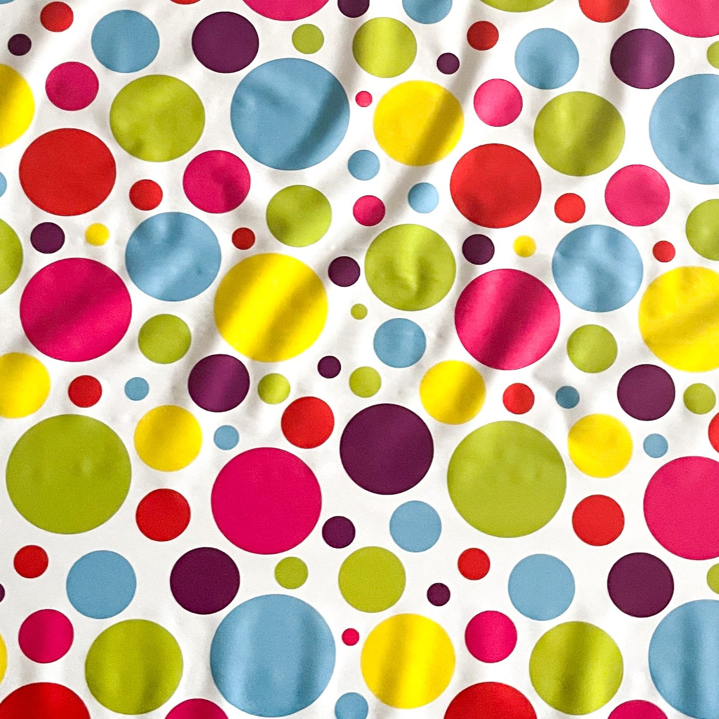 Wachstuchrolle Meterware Rollenware 06021-00 bunte Punkte Polka Dots