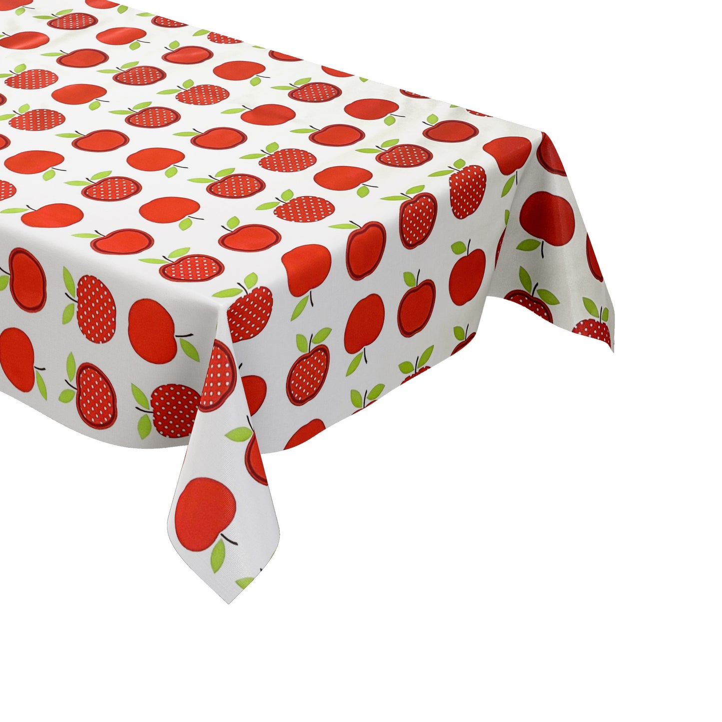 Wachstuch Tischdecke rote Äpfel