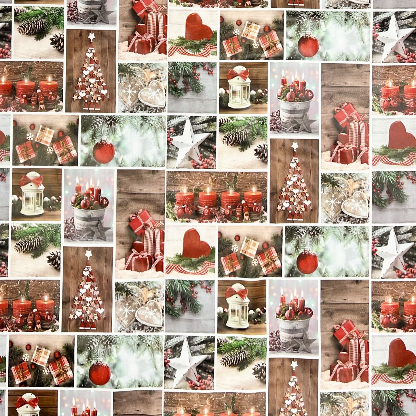 Wachstuch Tischdecke Weihanchten Advent