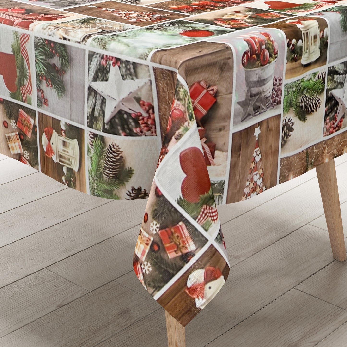 Wachstuch Tischdecke Weihanchten Advent