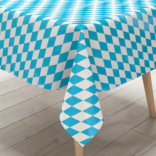 Wachstuch Tischdecke Bayerische Raute