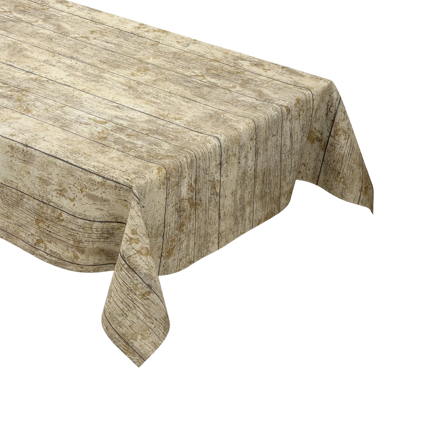 KEVKUS Wachstuch Tischdecke 36767 Holz Alm Dielen wählbar in eckig, rund und oval -