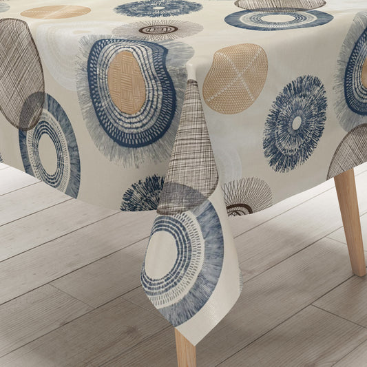 Wachstuch Tischdecke Mandala Blume