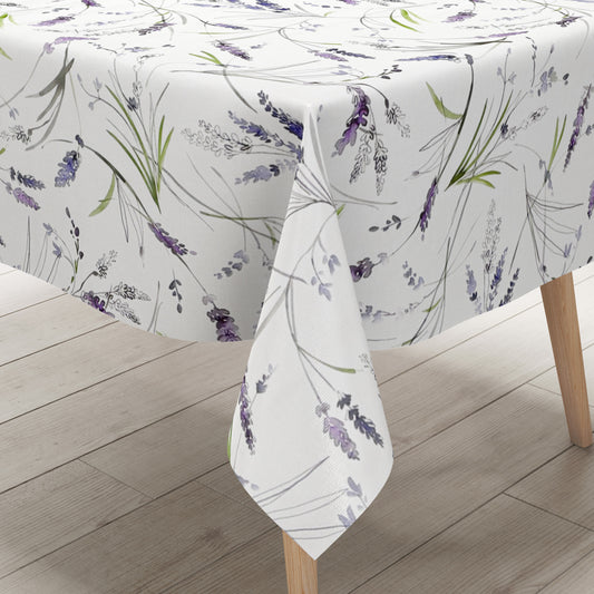 Wachstuch Tischdecke Lavendelblüten