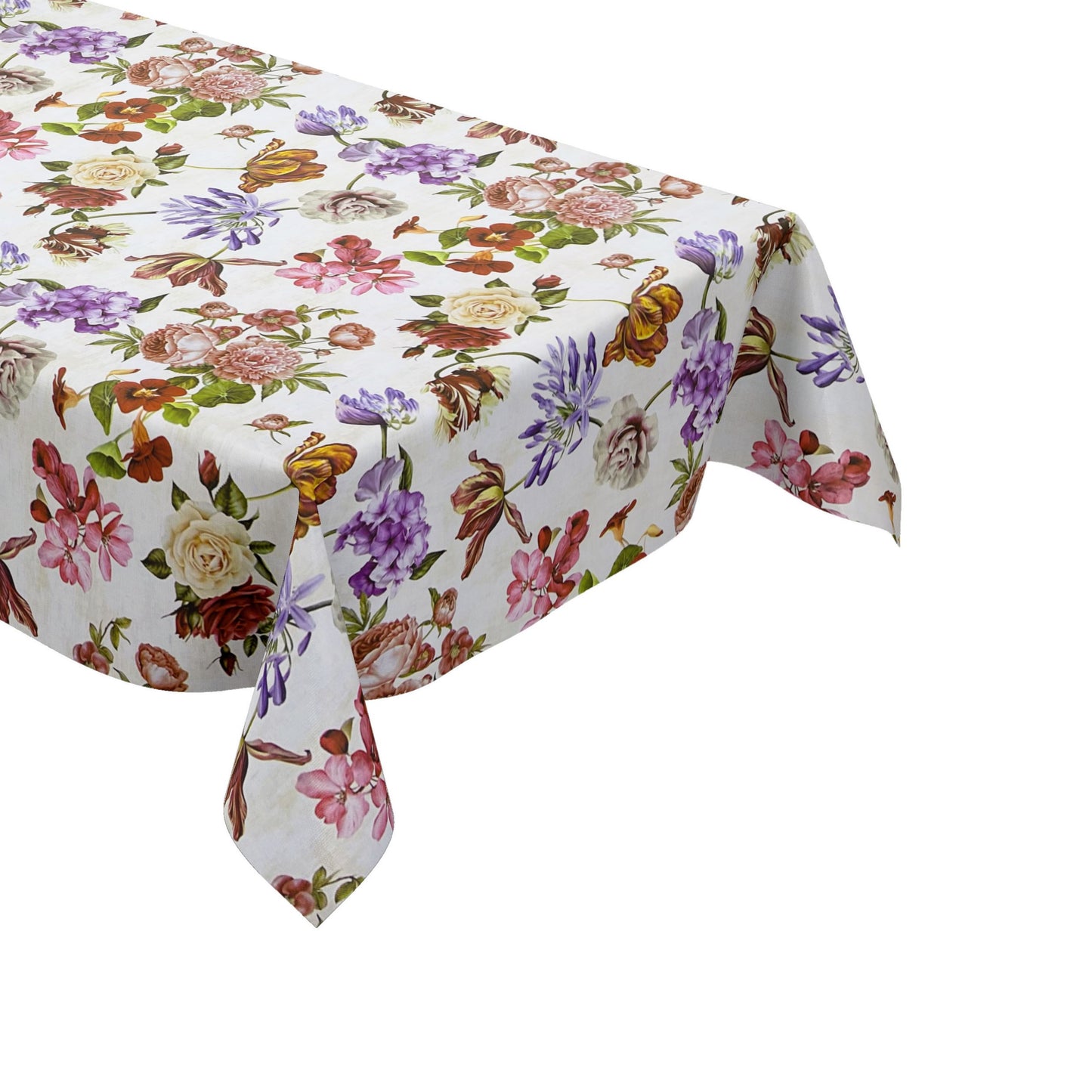 Wachstuch Tischdecke Übergröße Blumen