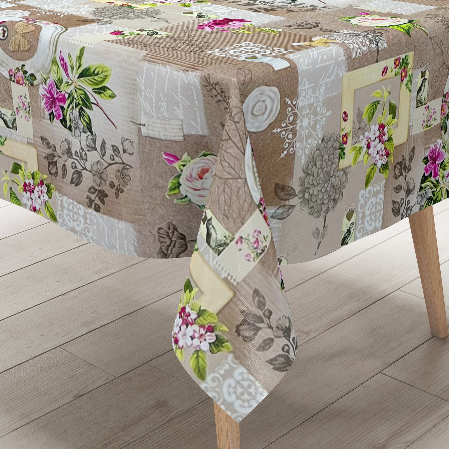 Wachstuch Tischdecke Blumen und Blüten