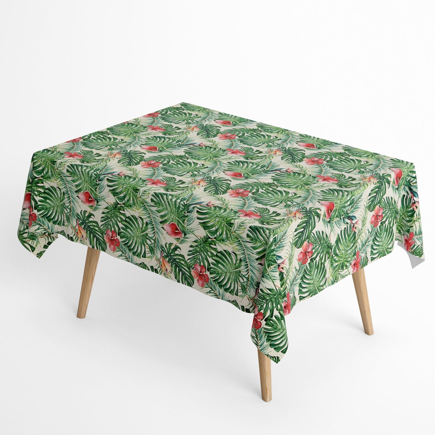 textile Tischdecke Monstera Dschungel
