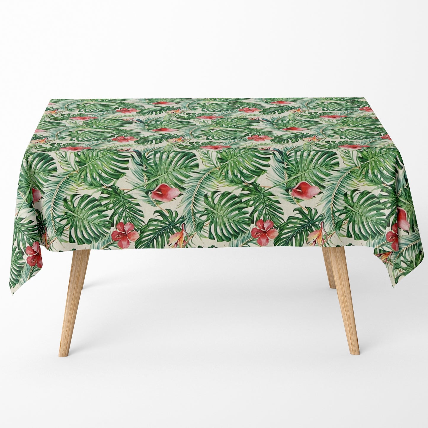 textile Tischdecke Monstera Dschungel