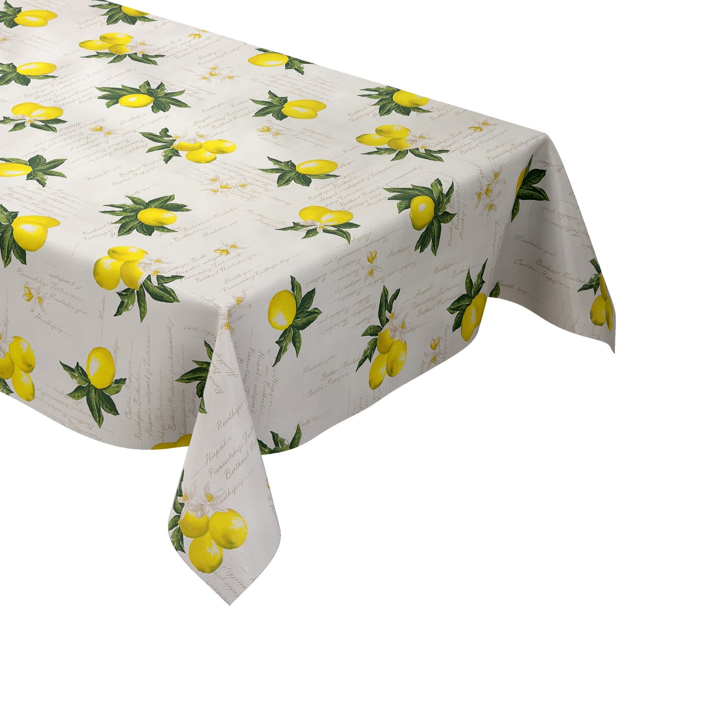 Wachstuch Tischdecke Zitronen