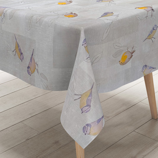 Wachstuch Tischdecke Vögel