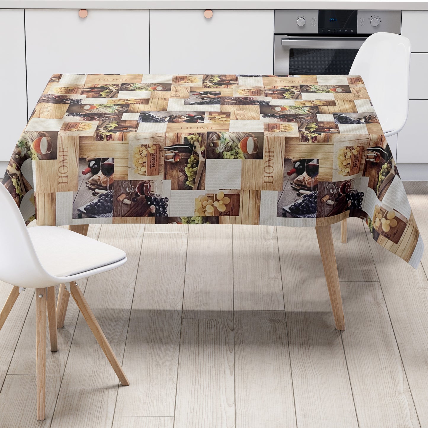 Wachstuch tischdecke Weintrauben