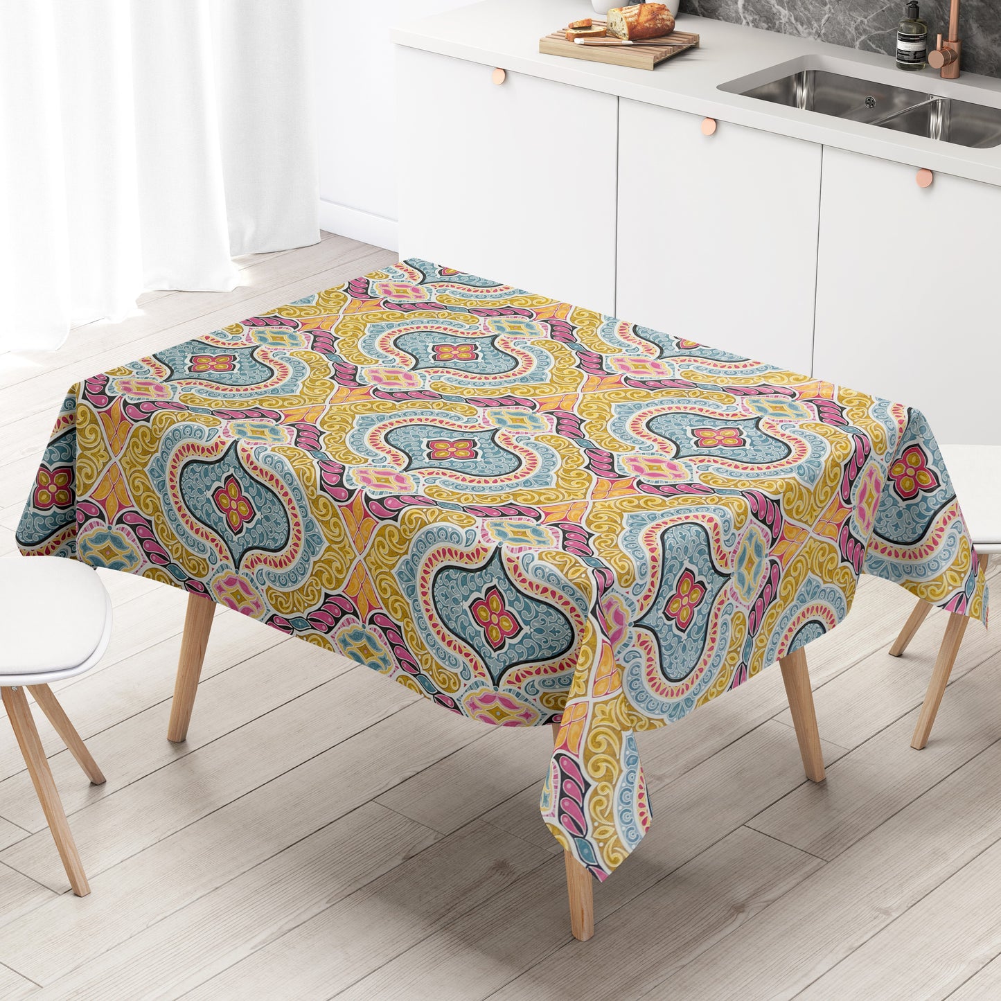 Wachstuch Tischdecke Mandala