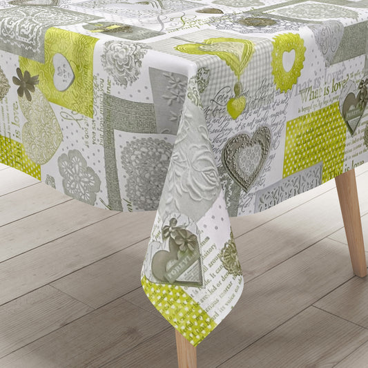 Wachstuch Rolle Meterware Rollenware C146063 Herzen Love Frühling