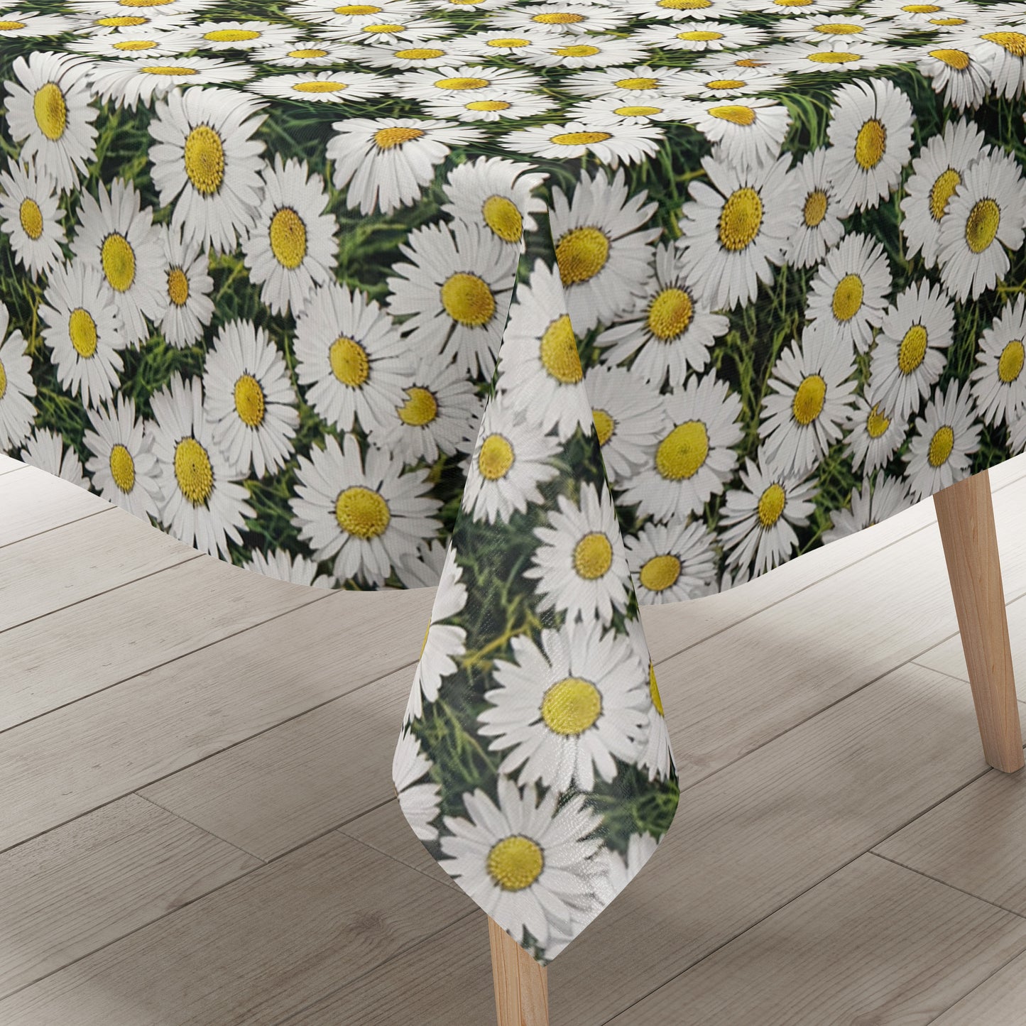 Wachstuch Tischdecke Margerite Blumenwiese
