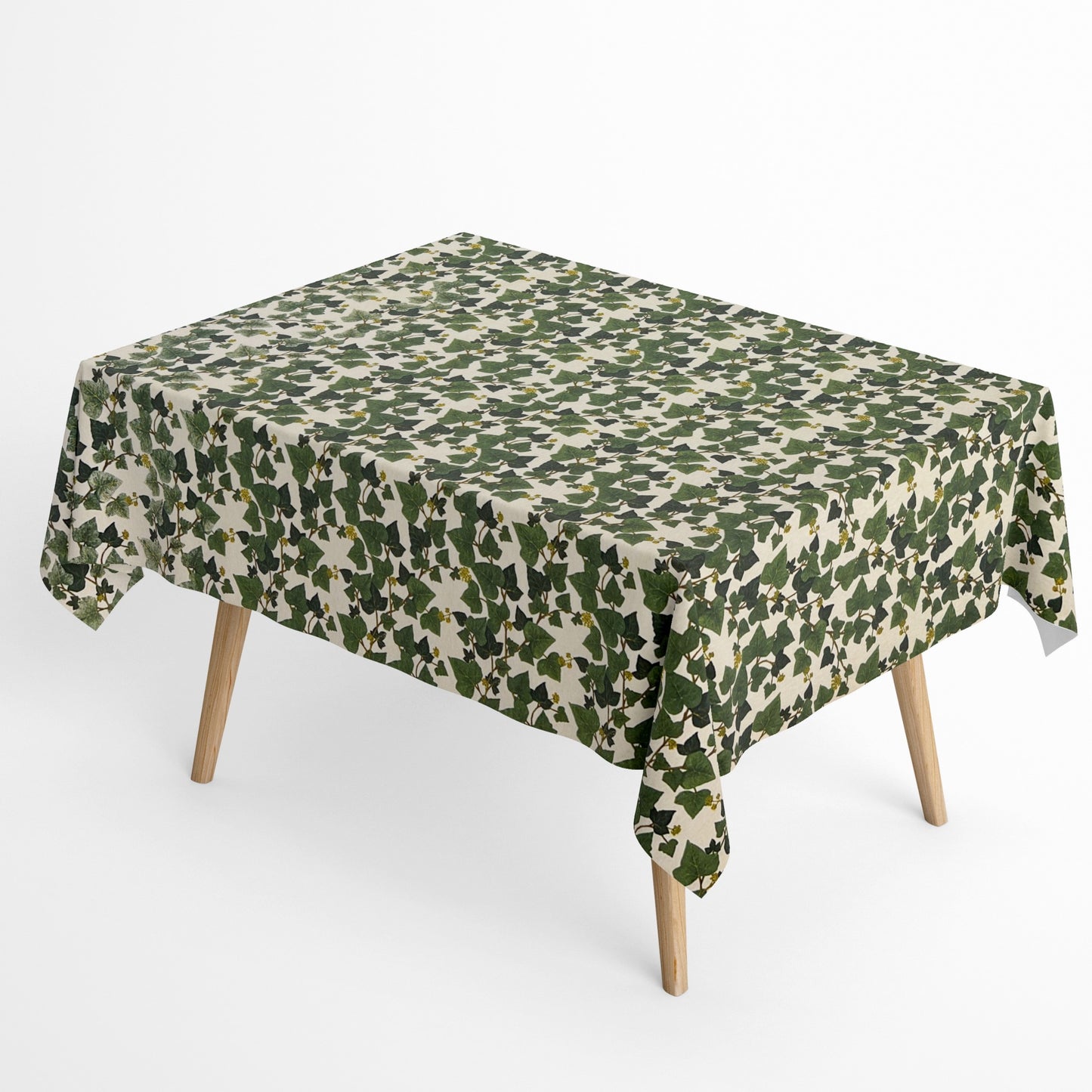 textile Baumwolltischdecke Efeu