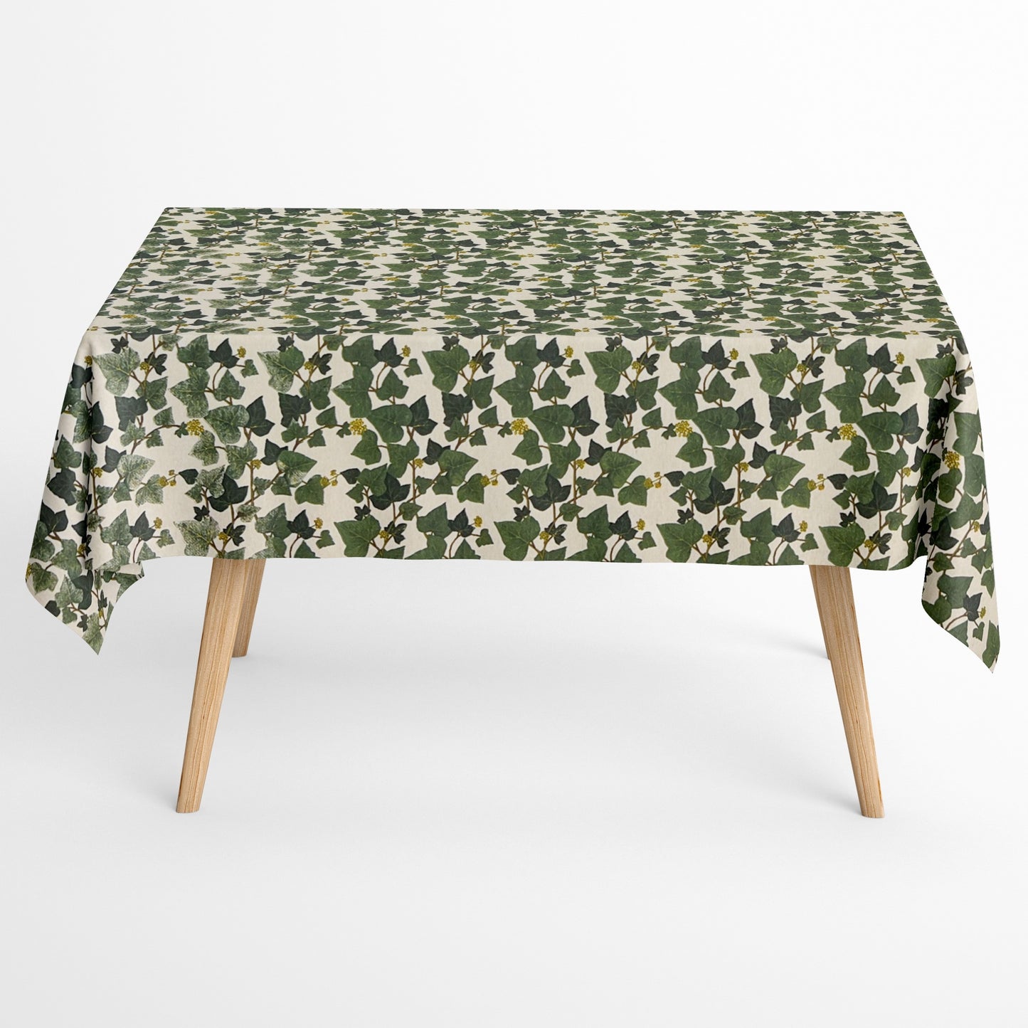 textile Baumwolltischdecke Efeu