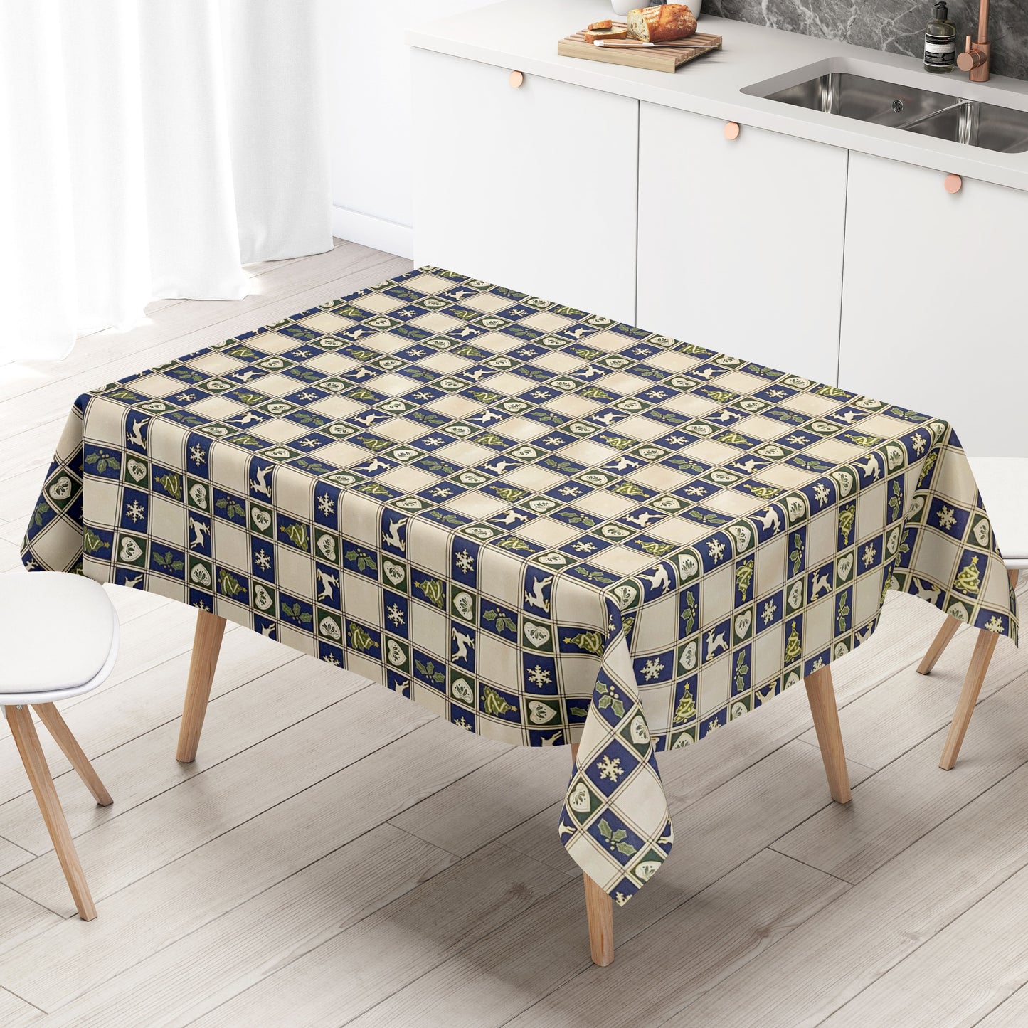Wachstuch Tischdecke Weihnachten