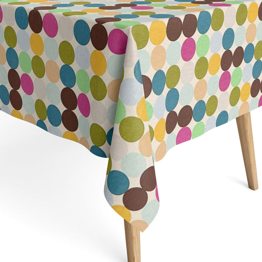 Baumwoll Tischdecke Punkte