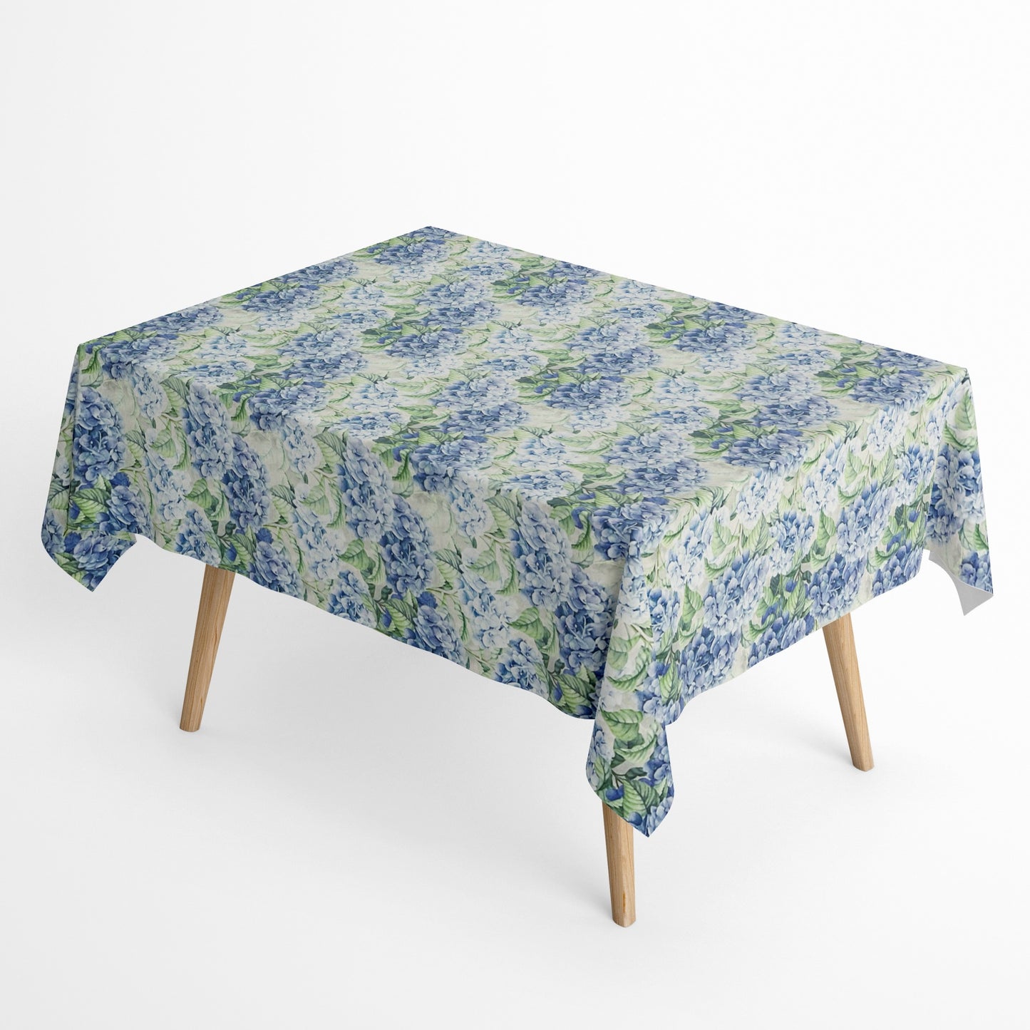 textile Tischdecke Hortensien