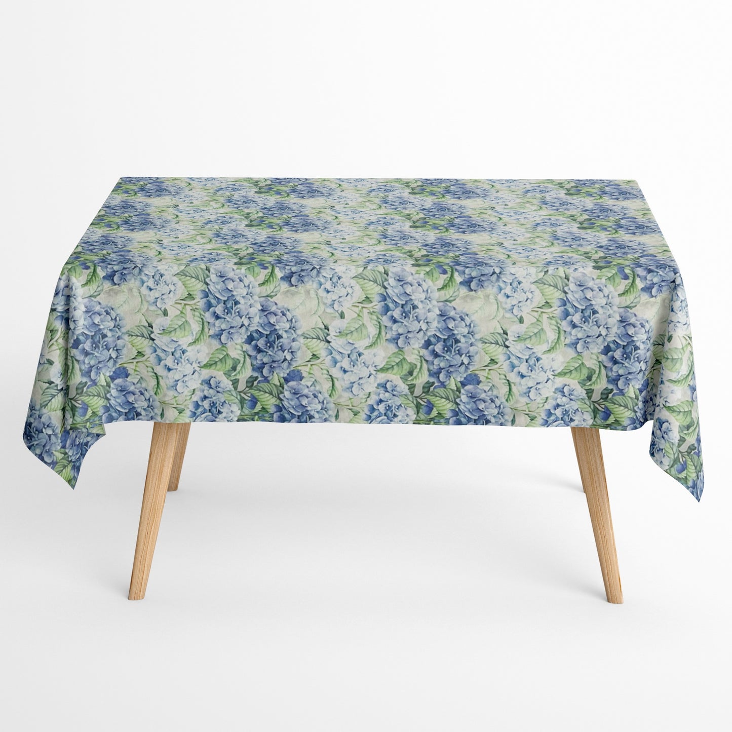 textile Tischdecke Hortensien