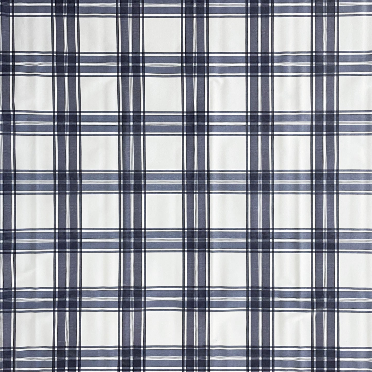Wachstuch Tischdecke kariert blau
