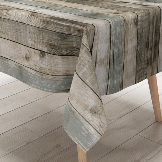 Wachstuch Tischdecke Holzdielen