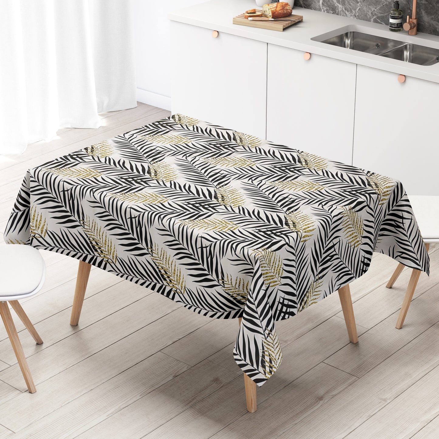 Wachstuch Tischdecke Blätter