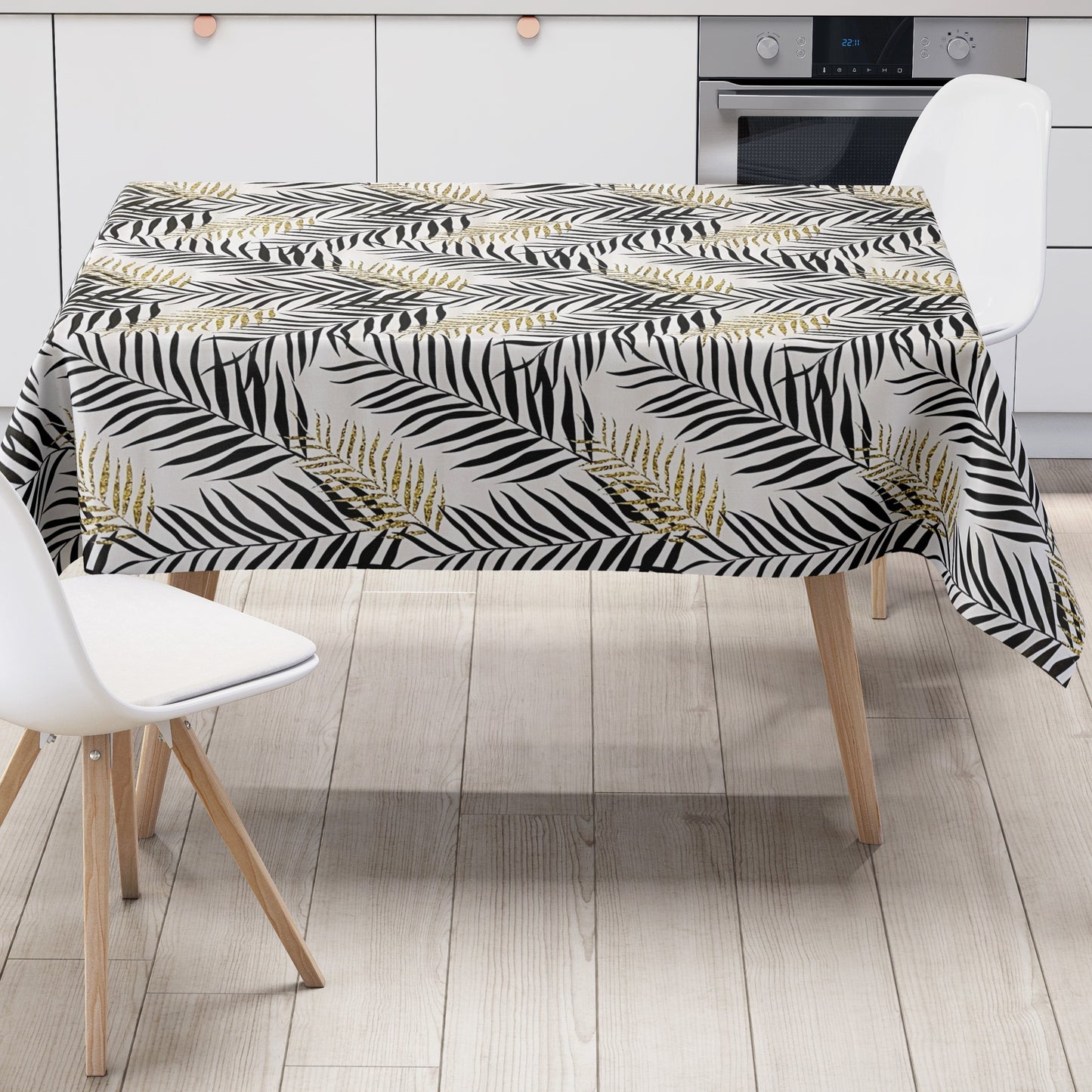 Wachstuch Tischdecke Blätter