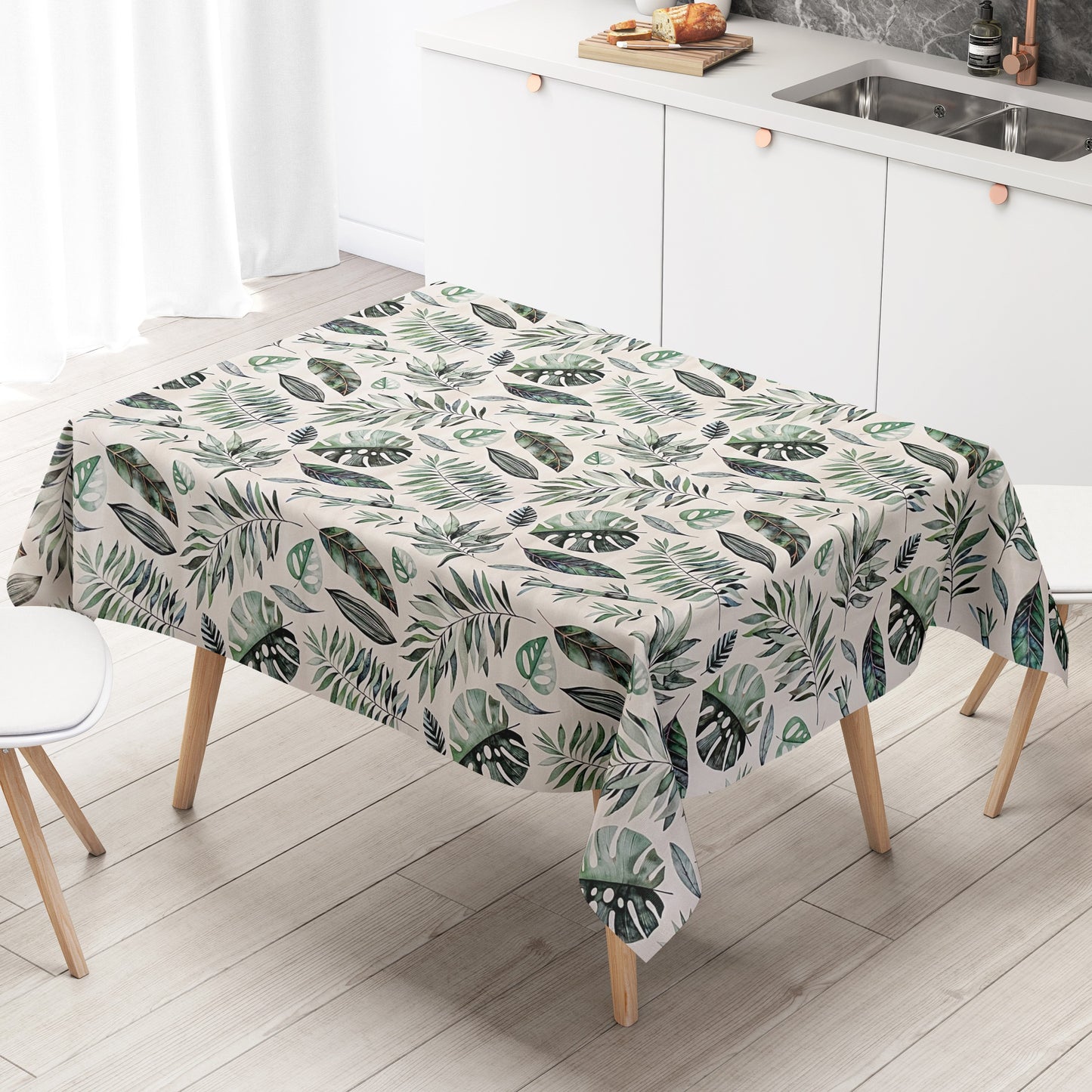 Wachstuch Tischdecke Monstera