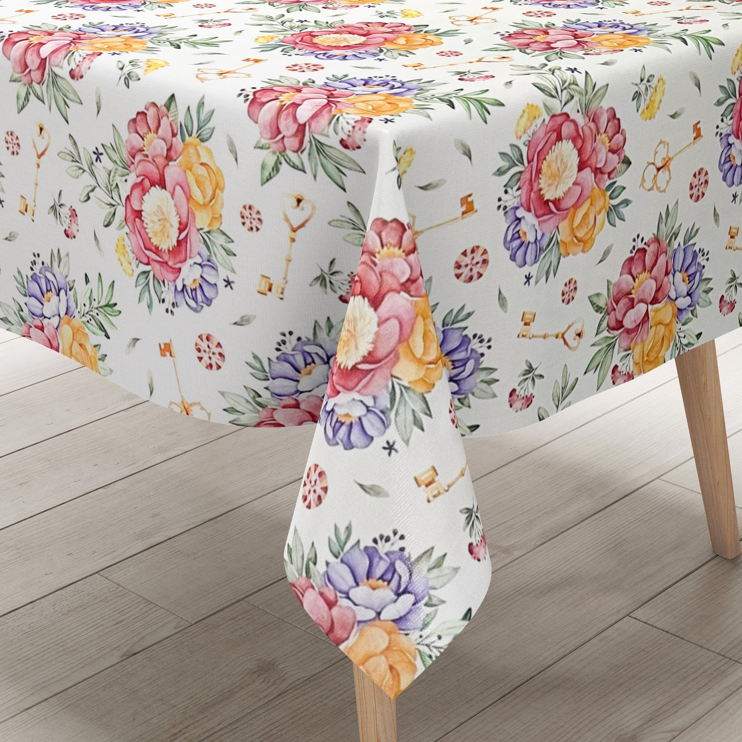 Wachstuch Tischdecke Rosen Blüten