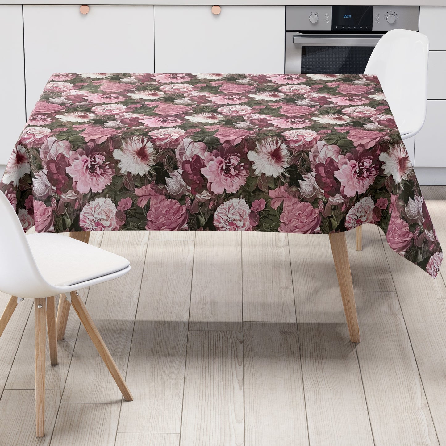 Wachstuch Tischdecke Pfingstrosen
