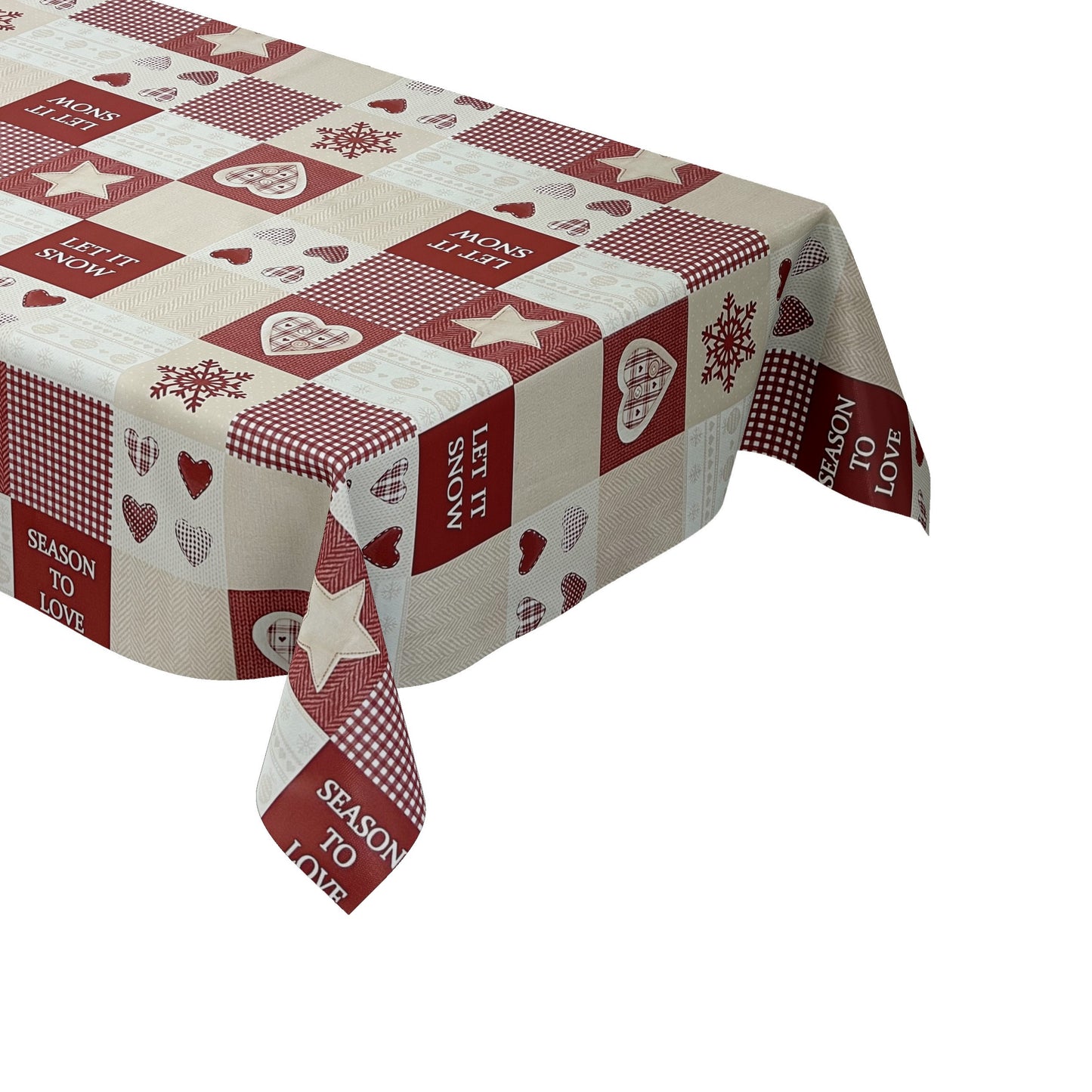 Wachstuch Tischdecke Weihnachten