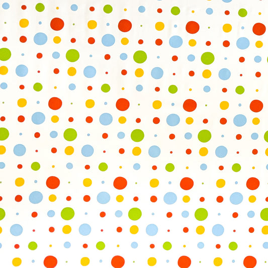 Wachstuchrolle Meterware Rollenware KE45410 bunte Punkte