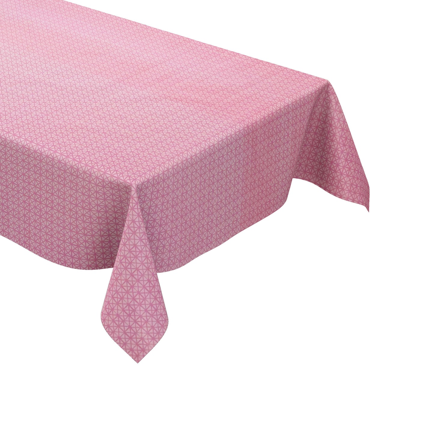 Wachstuch Tischdecke geometrie rosa