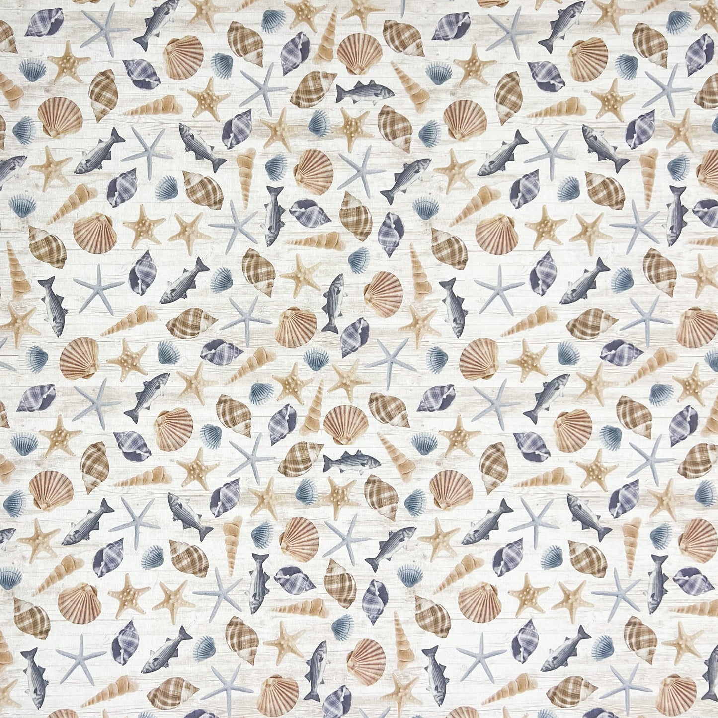 textile Tischdecke maritim Meer Ozean Holz