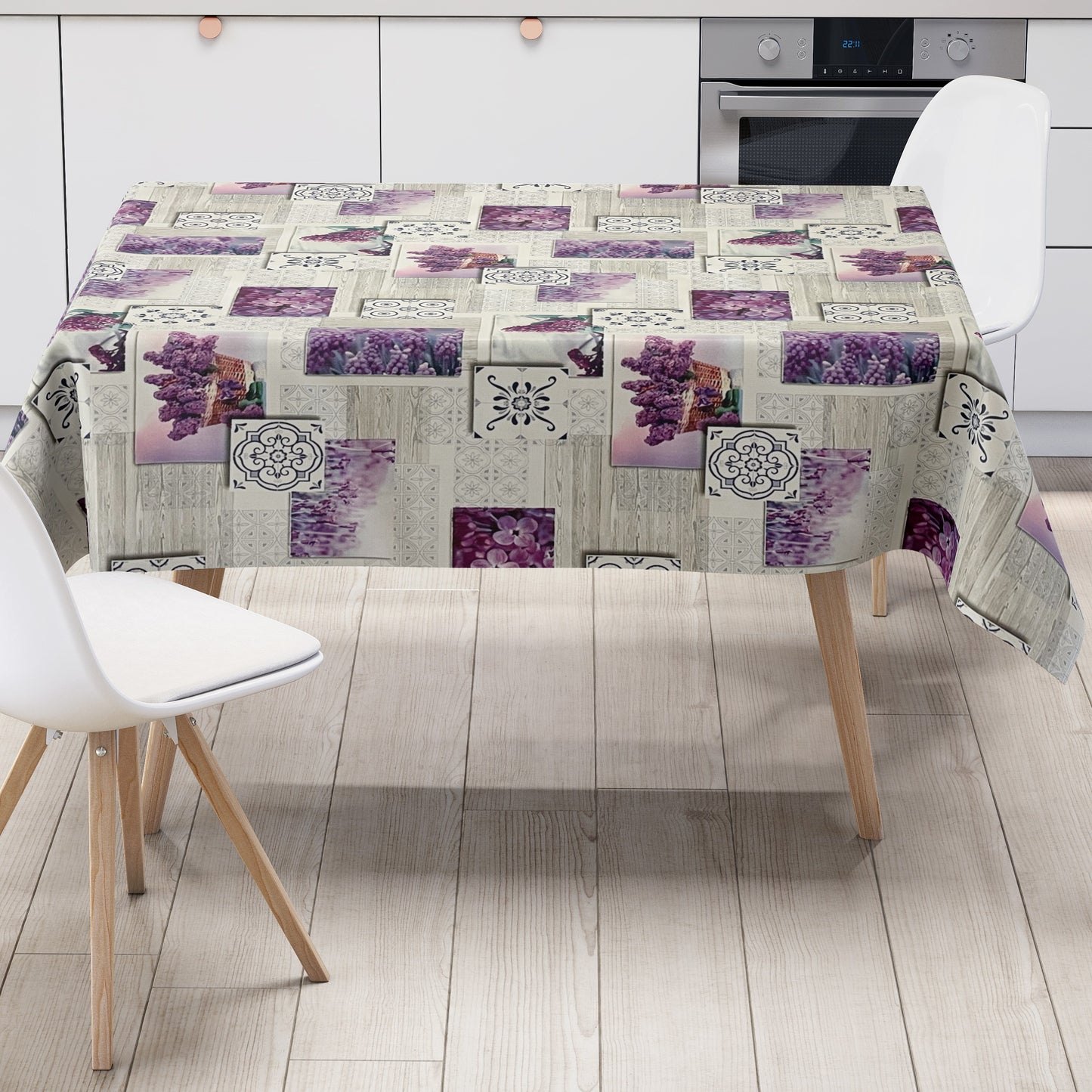 Wachstuch Tischdecke Frühjahr Hyazinthe