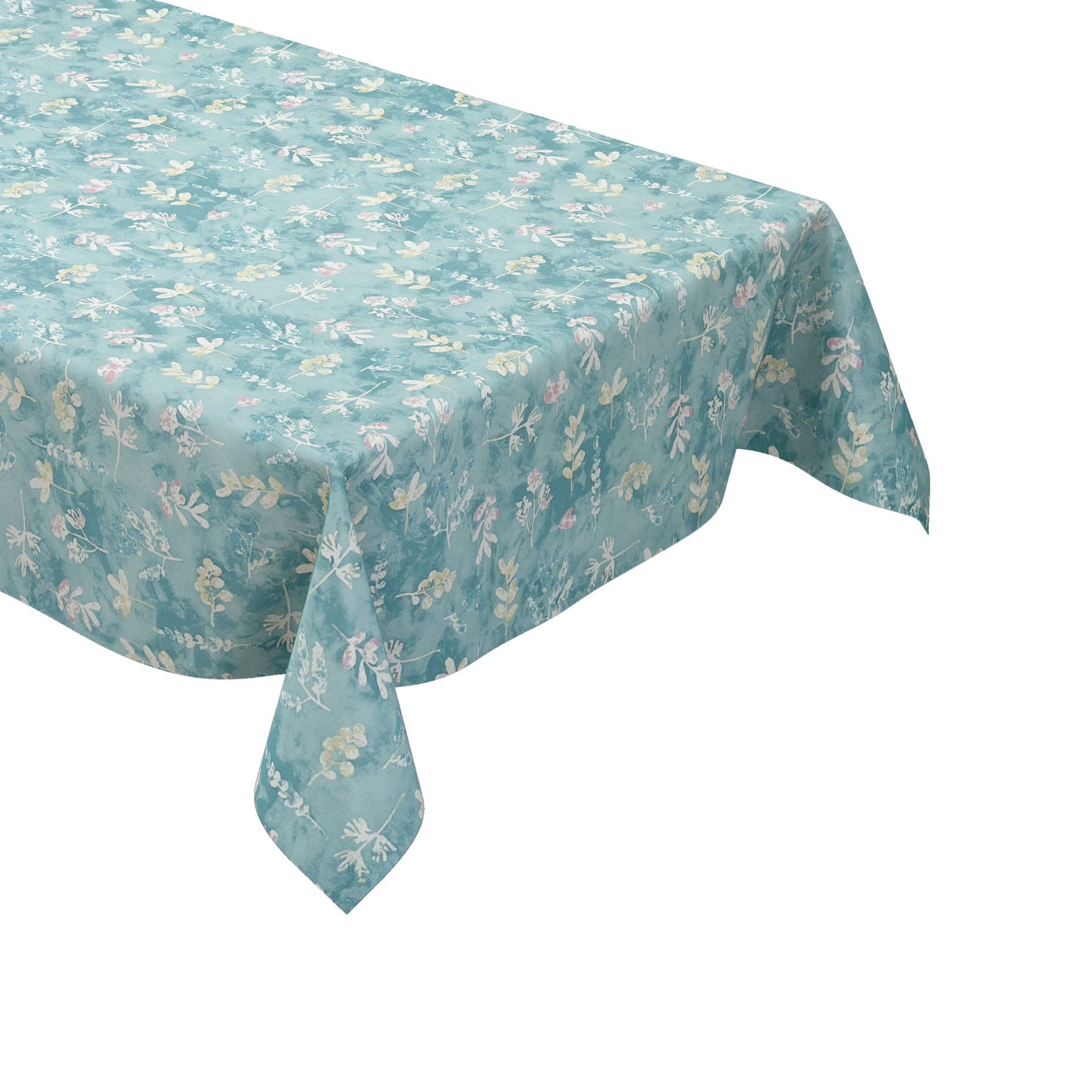 Wachstuch Tischdecke Herbstmotiv blau