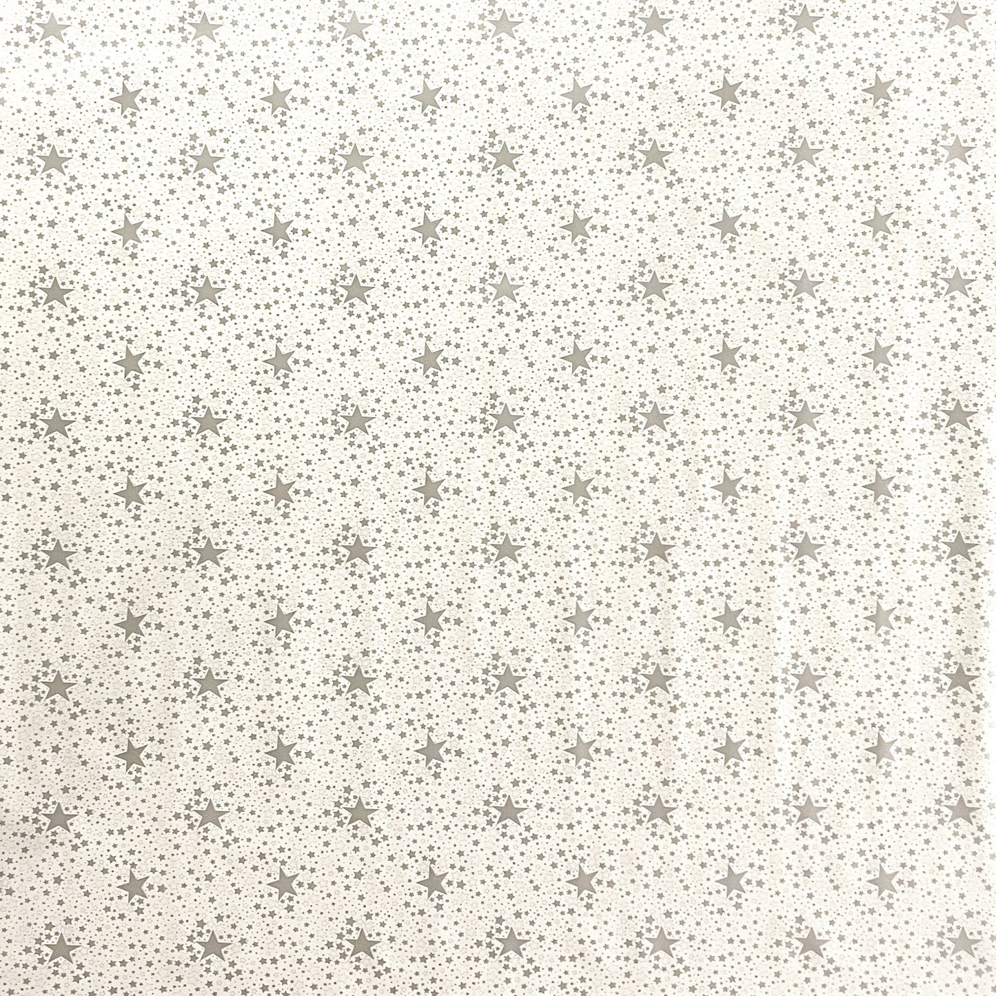 Wachstuch Tischdecke Sterne silber