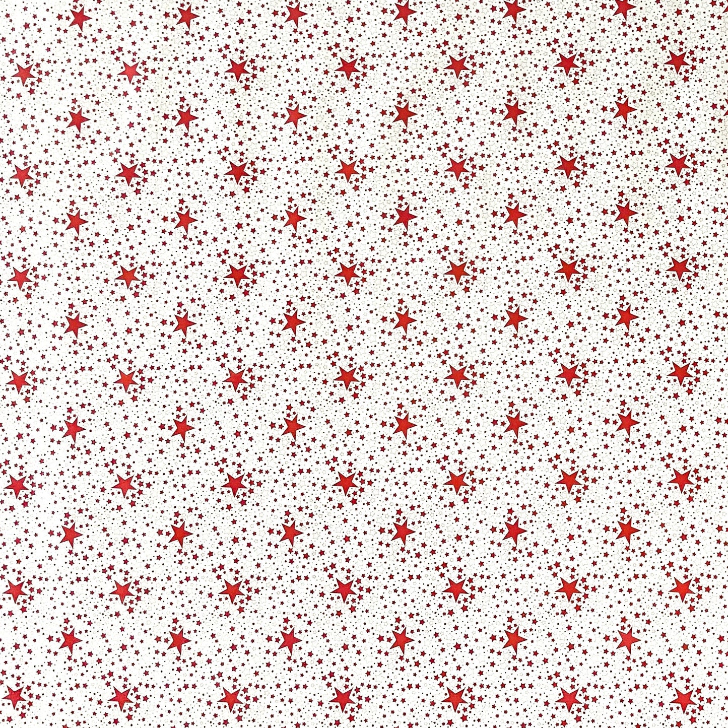 Wachstuch Tischdecke rote Sterne