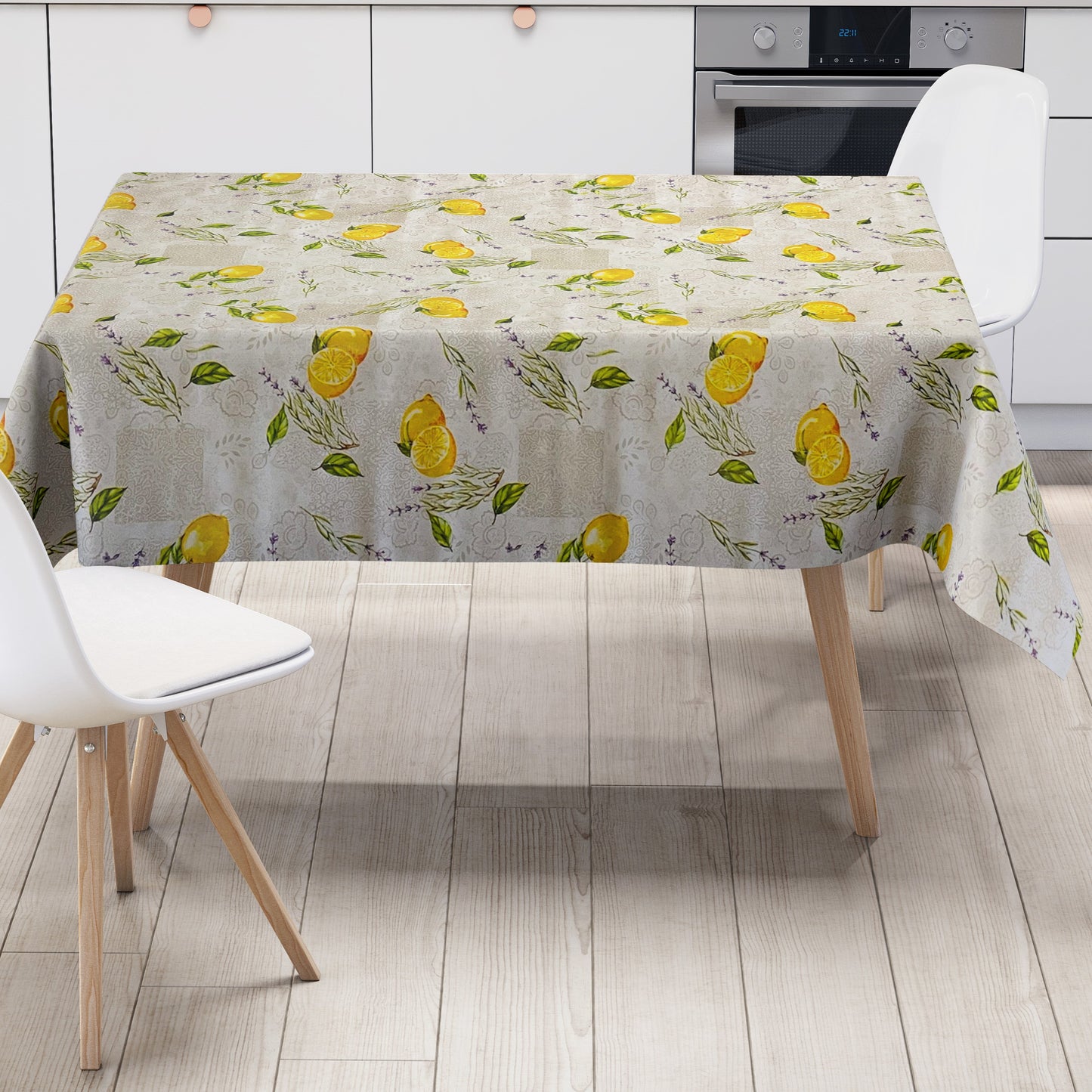 Wachstuch Tischdecke Zitronen