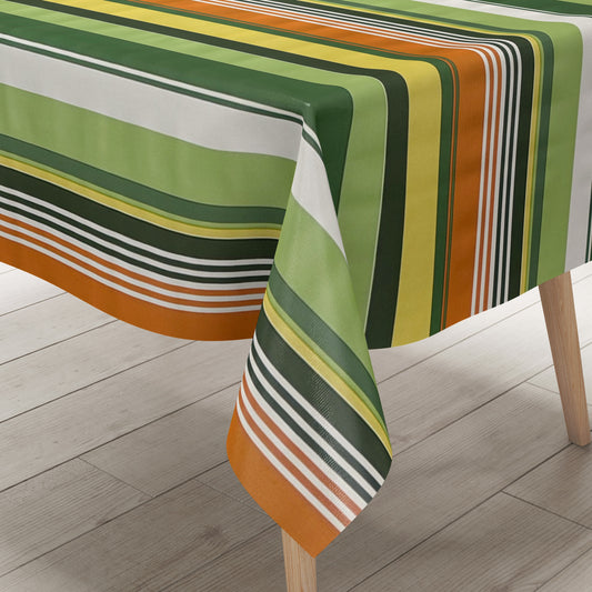 Wachstuch Tischdecke gestreift Streifen