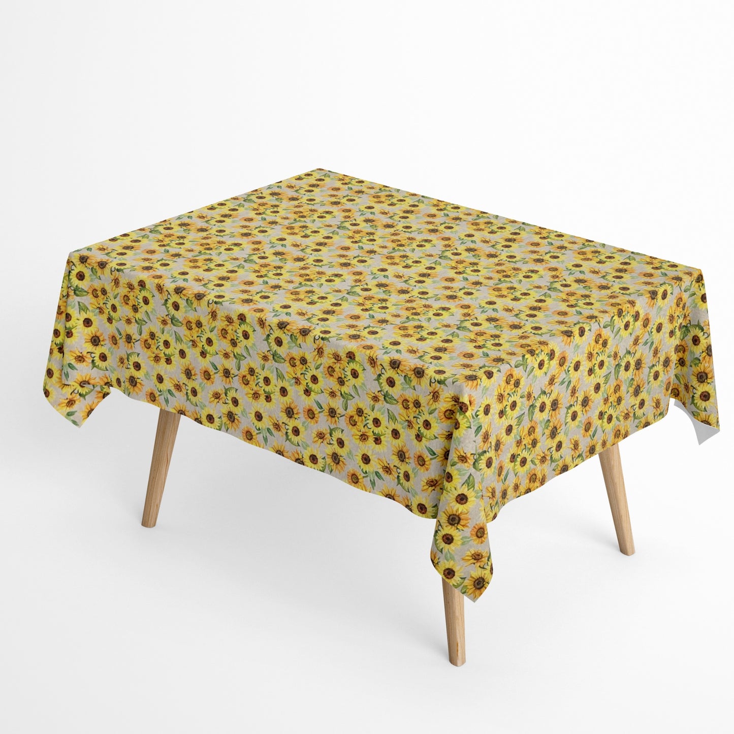 textile Tischdecke Sonnenblumen