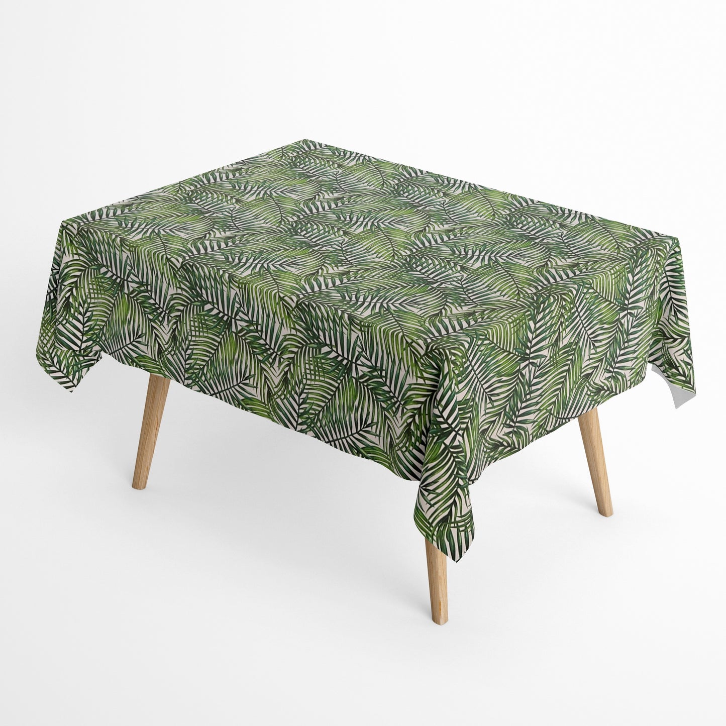 jacquard tischdecke palmen