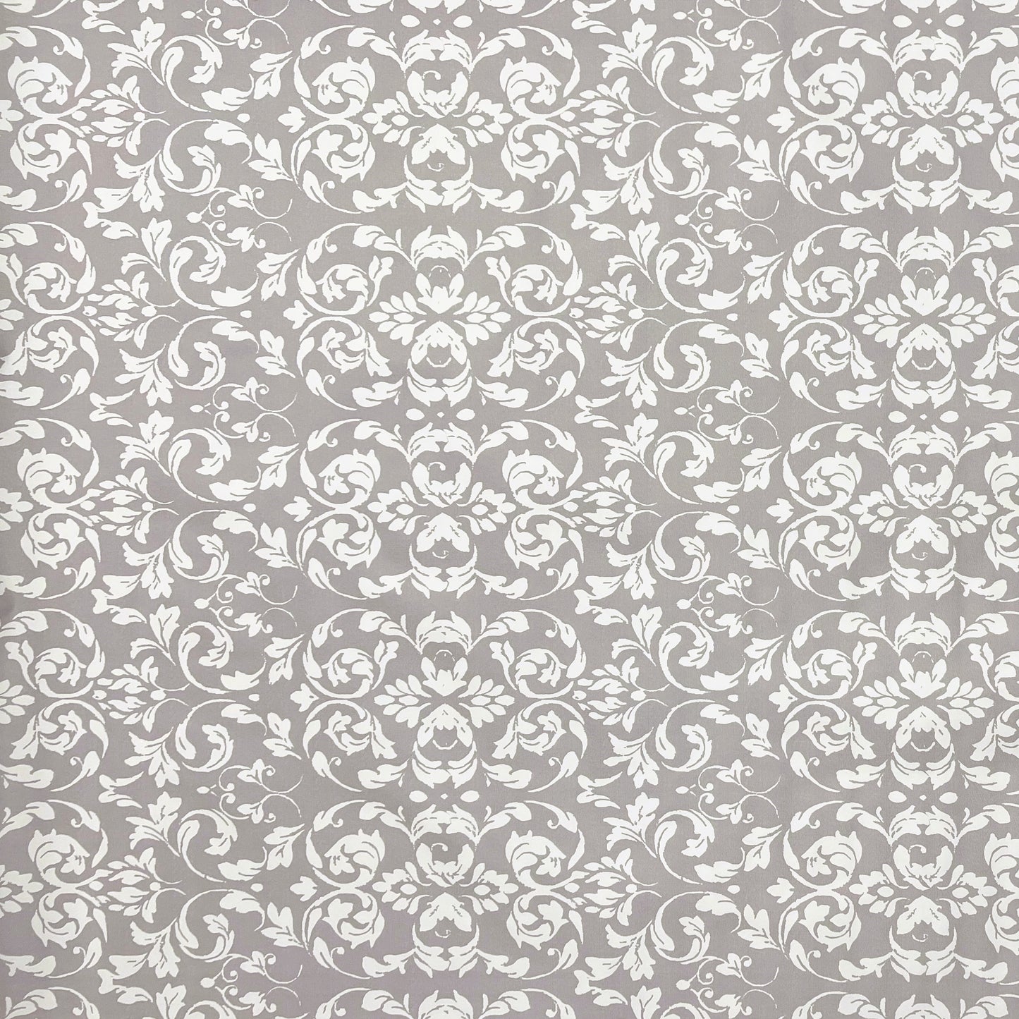 abwaschbare Wachstuch Tischdecke eckig rund oval Barock Ornamente Linien hellgrau